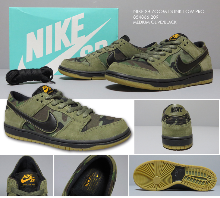 NIKE SB ZOOM DUNK LOW PRO | 854866-209