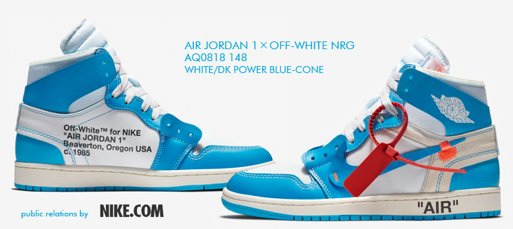 AIR JORDAN 1×OFF-WHITE NRG | AQ0818-148