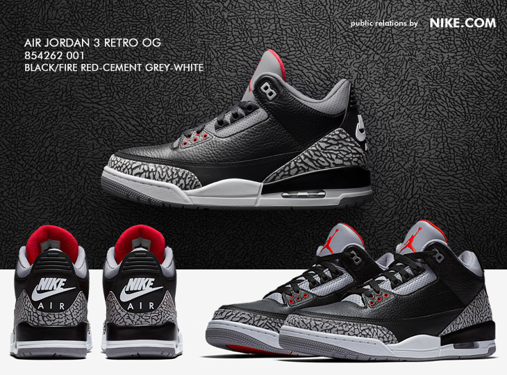 AIR JORDAN 3 RETRO OG | 854262-001