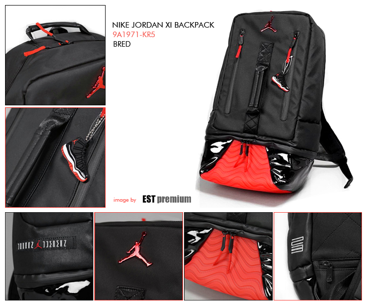 NIKE JORDAN XI BACKPACK "BRED"