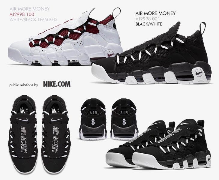 AIR MORE MONEY | AJ2998-001 | AJ2998-100
