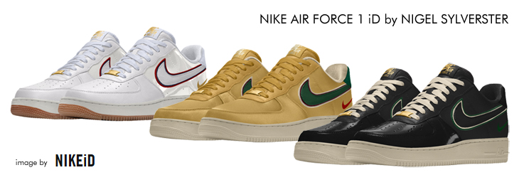 NIKE AIR FORCE 1 iD by NIGEL SYLVERSTER